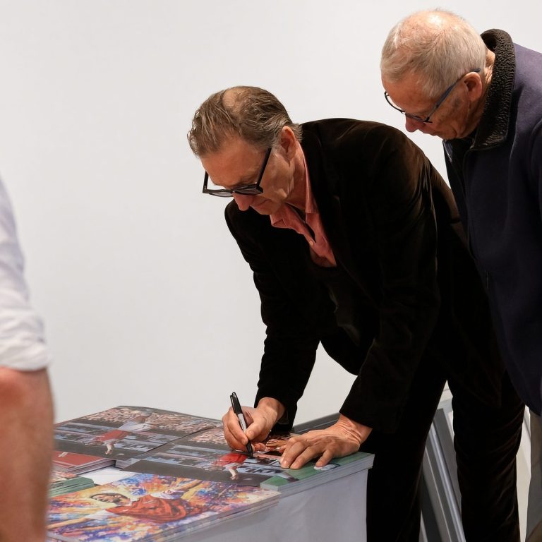 tony adams mbe , signs football memorabilia event photography with tony adams MBE ex england and arsenal football captain