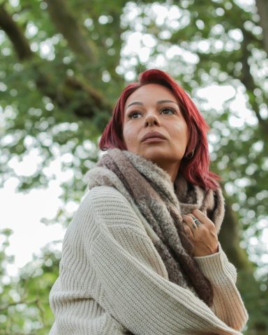autumn photoshoot for marie in the forest of dean autumn brand clothing photoshoot in the cotswolds