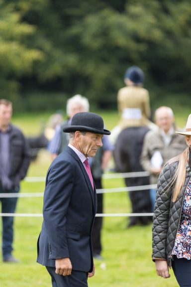 fell pony judge at a fell pony show